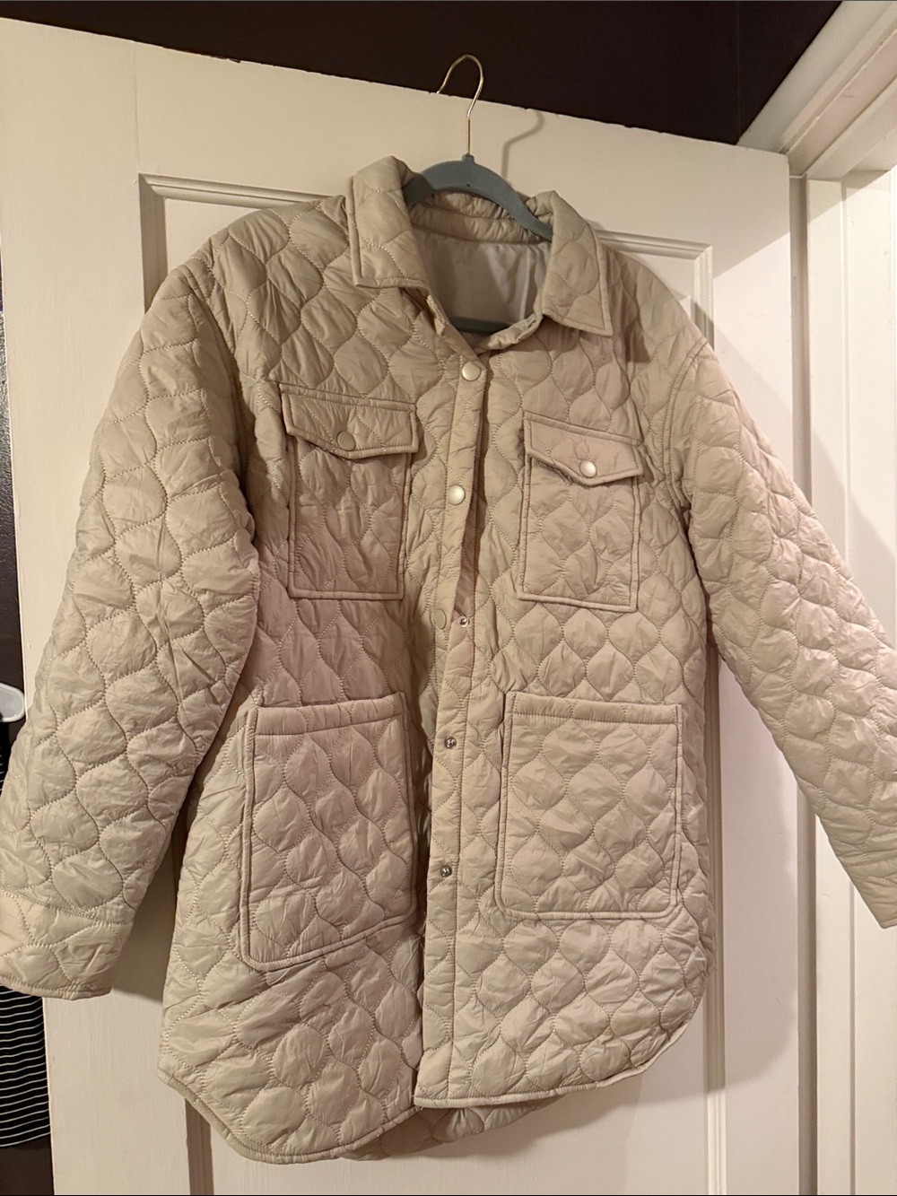 Quilted barn jacket